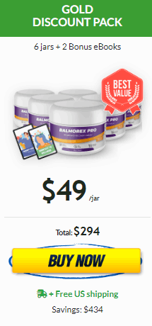 Balmorex Pro- natural pain relief - 6 jar